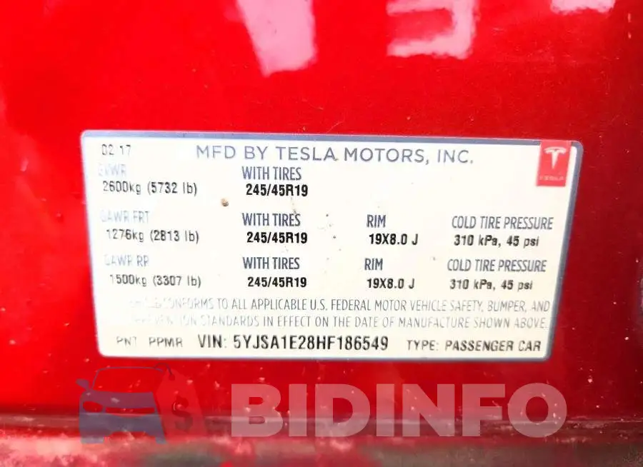 5YJSA1E28HF186549 Photo# 13
