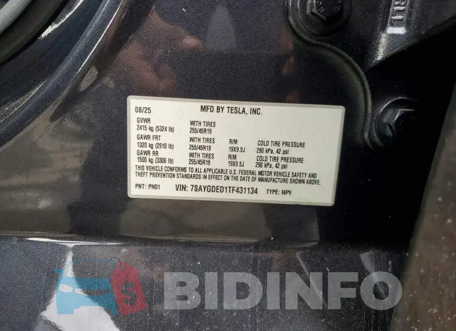 7SAYGDED1TF431134 Photo# 12