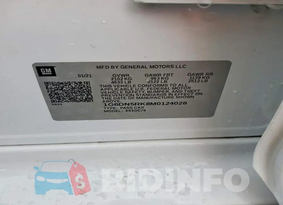 1G6DN5RK8M0124028 Photo# 12