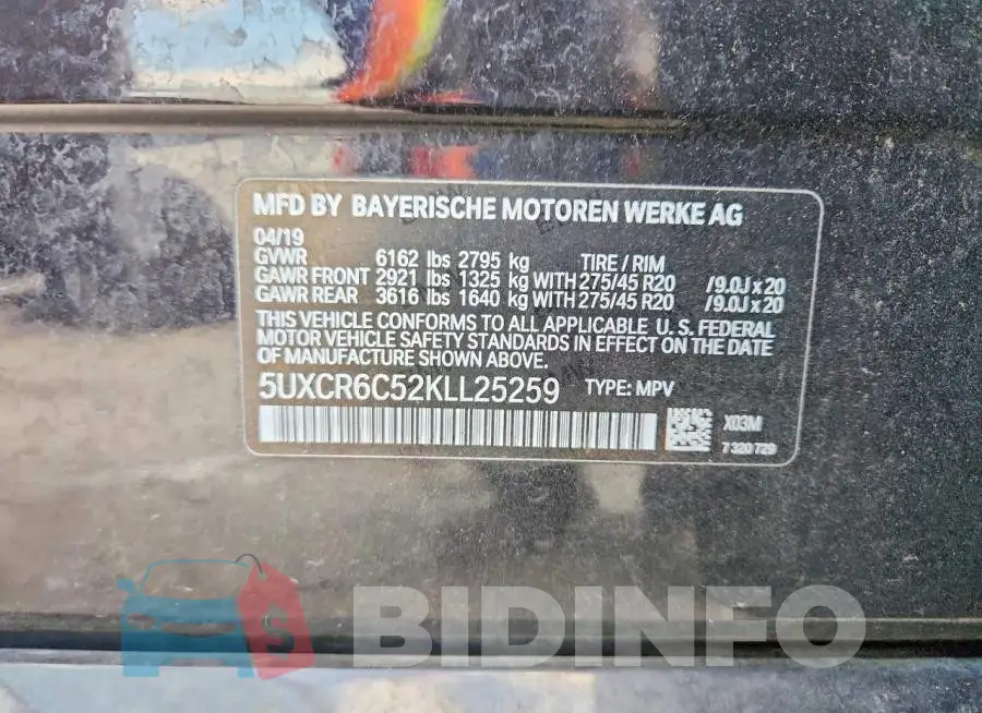 5UXCR6C52KLL25259 Photo# 13