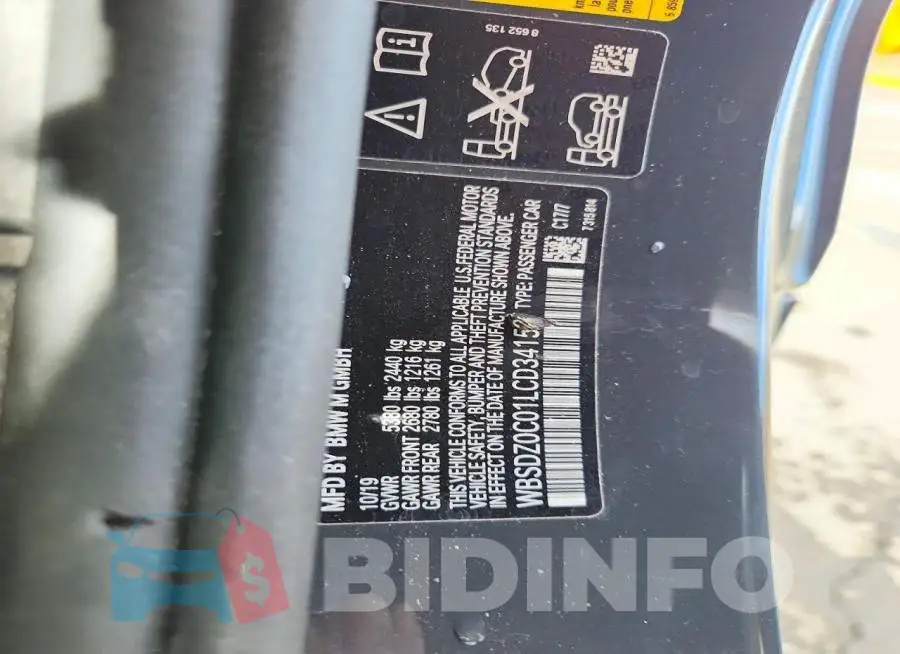 WBSDZ0C01LCD34152 Photo# 12