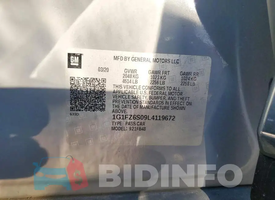1G1FZ6S09L4119672 Photo# 13