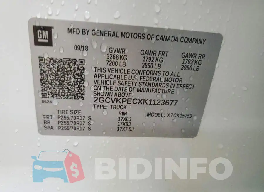 2GCVKPECXK1123677 Photo# 13