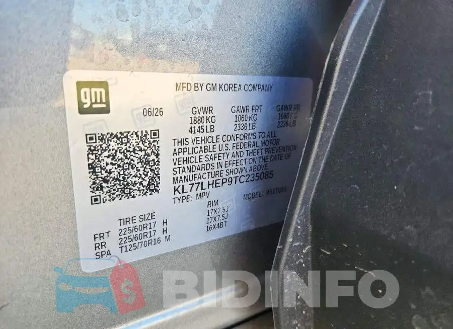 KL77LHEP9TC235085 Photo# 13