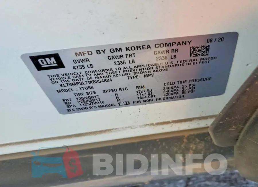 KL79MPSL7MB054804 Photo# 14