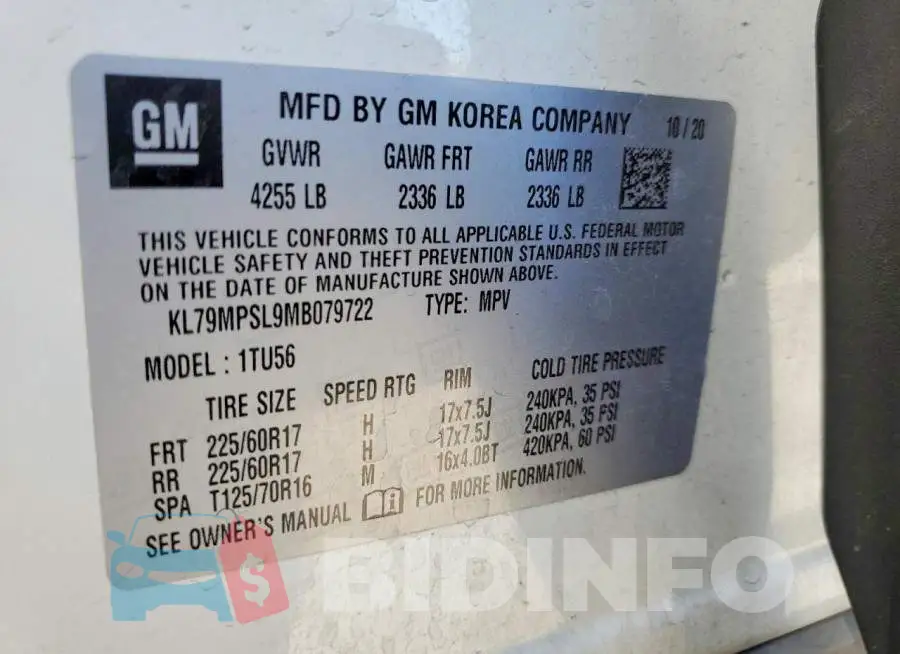 KL79MPSL9MB079722 Photo# 13