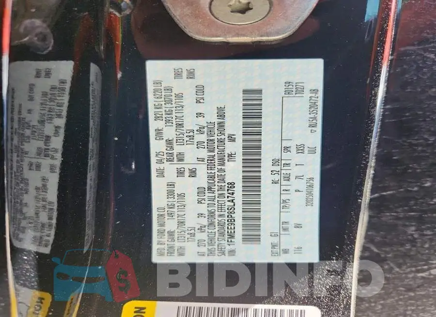 1FMEE9BP8SLA74768 Photo# 13