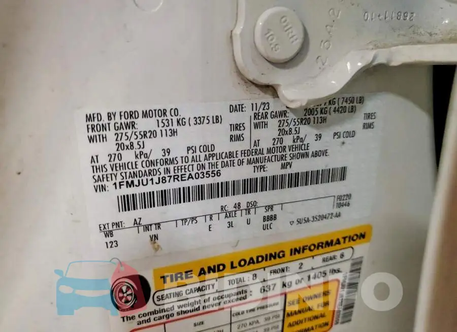 1FMJU1J87REA03556 Photo# 13