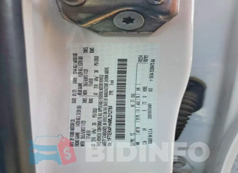 1FTER4FH4MLD12780 Photo# 12
