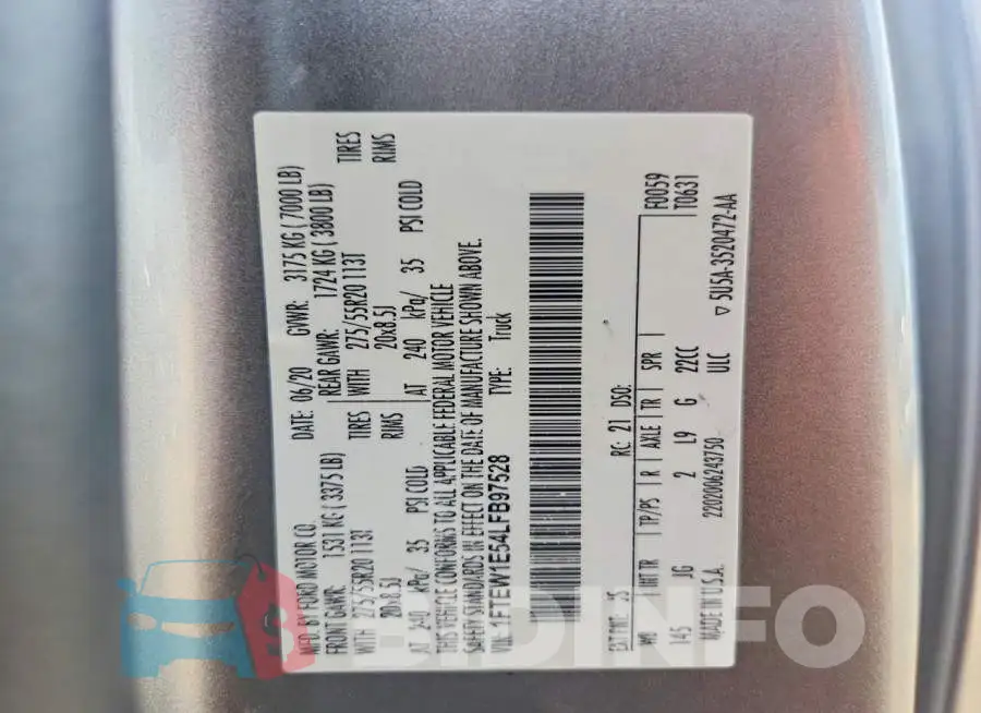 1FTEW1E54LFB97528 Photo# 12