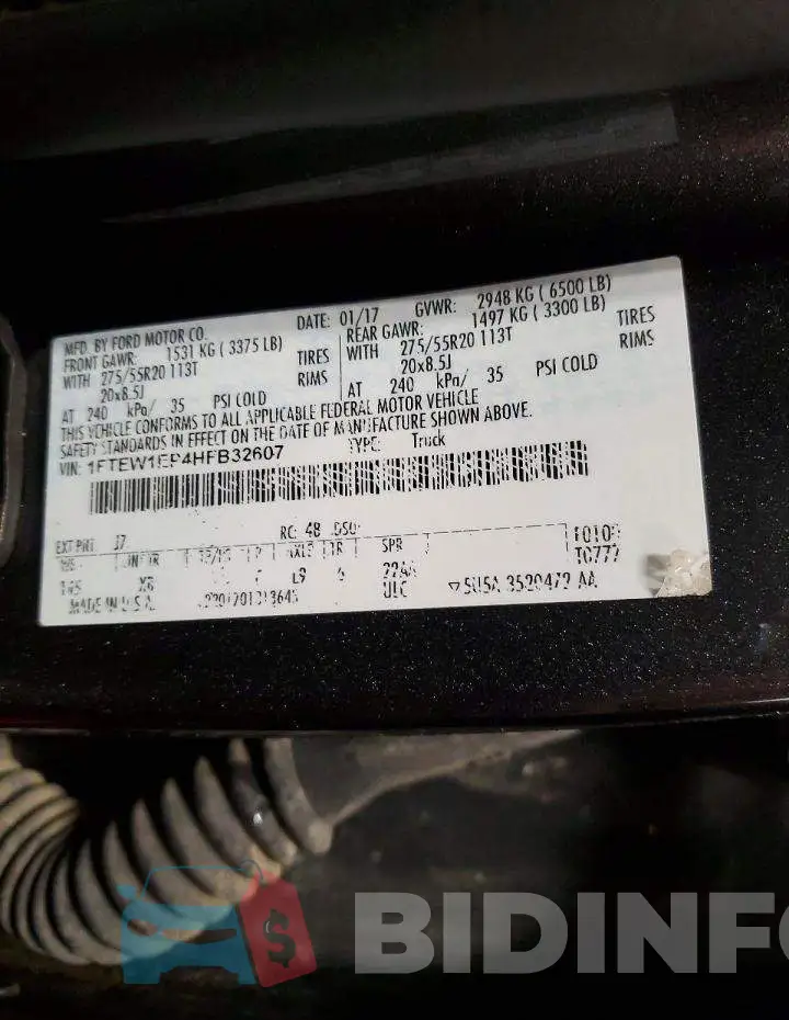 1FTEW1EP4HFB32607 Photo# 13