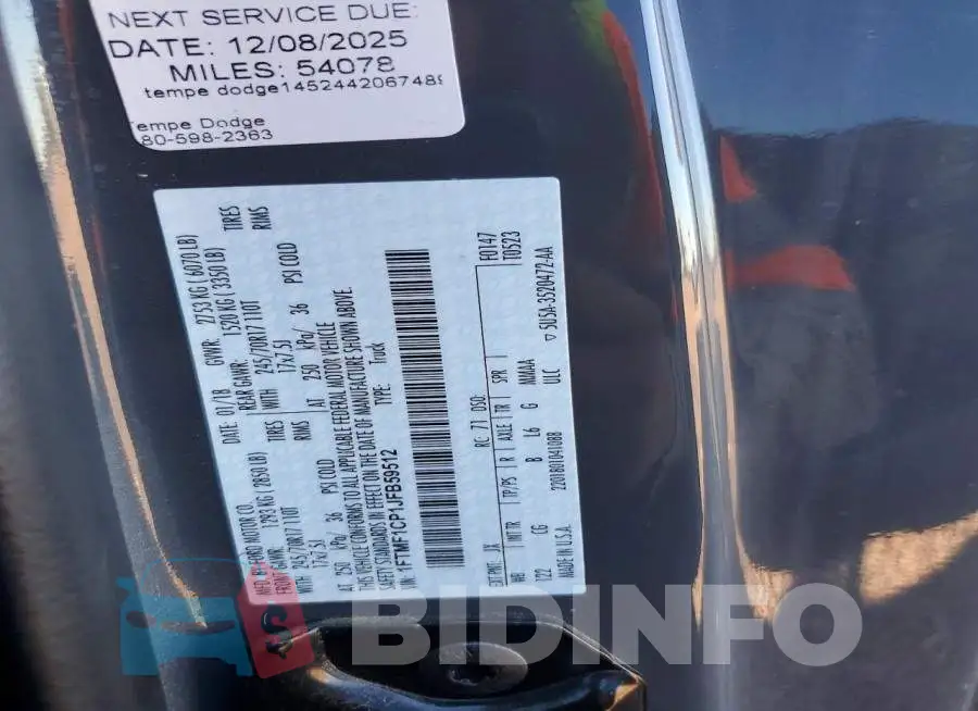 1FTMF1CP1JFB59512 Photo# 12