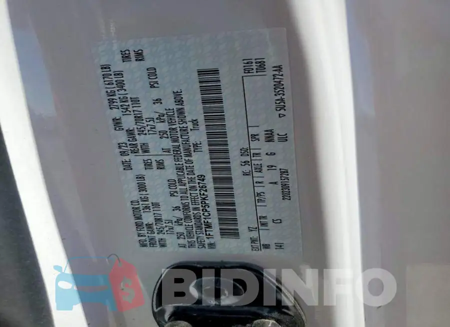 1FTMF1CP5PKF26749 Photo# 12