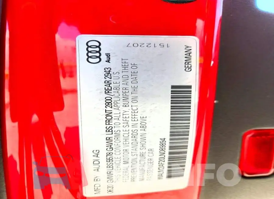 WAUV2AF20LN089894 Photo# 12