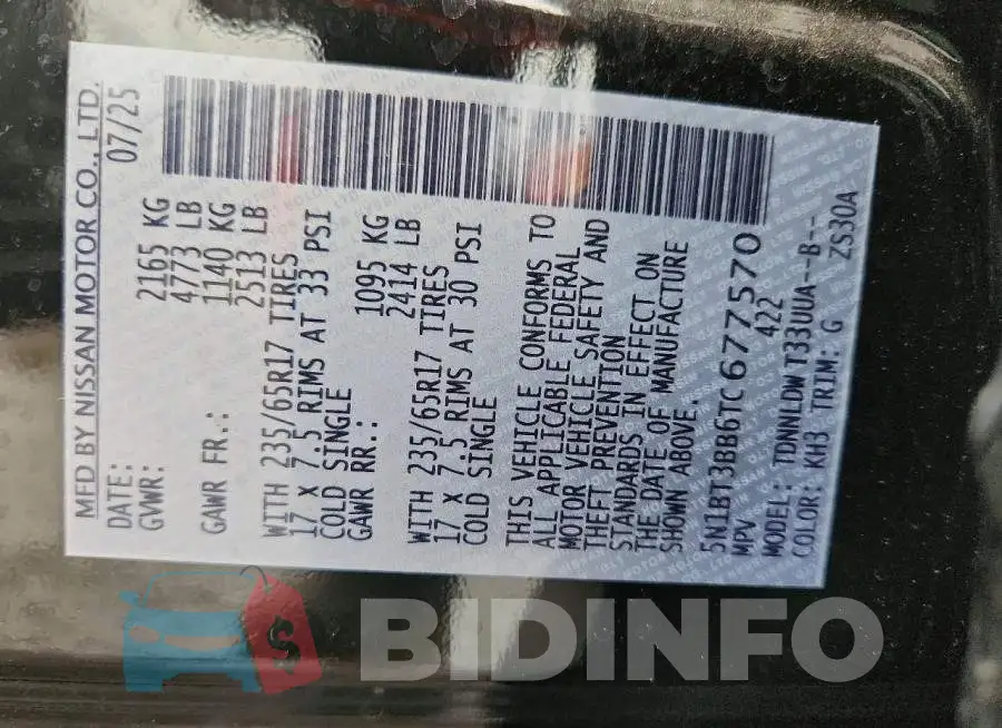 5N1BT3BB6TC677570 Photo# 14