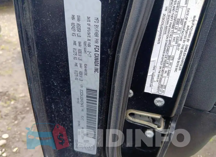 2C3CDXJG2HH579476 Photo# 12