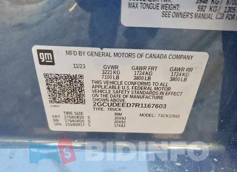 2GCUDEED7R1167603 Photo# 12