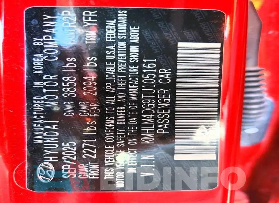 KMHLM4DG9TU105161 Photo# 12