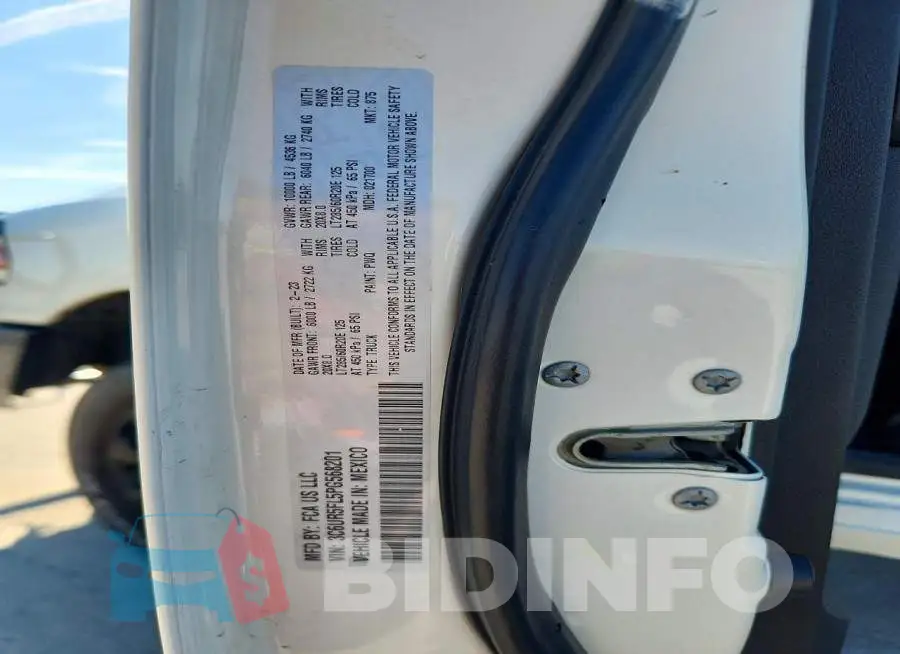 3C6UR5FL5PG568201 Photo# 12