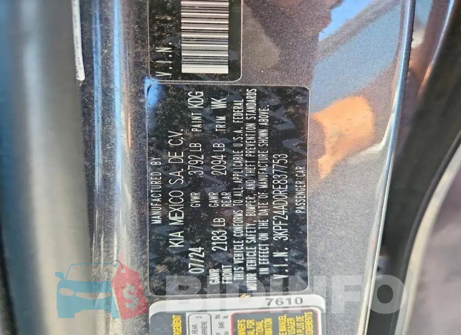 3KPF24AD0RE837753 Photo# 12
