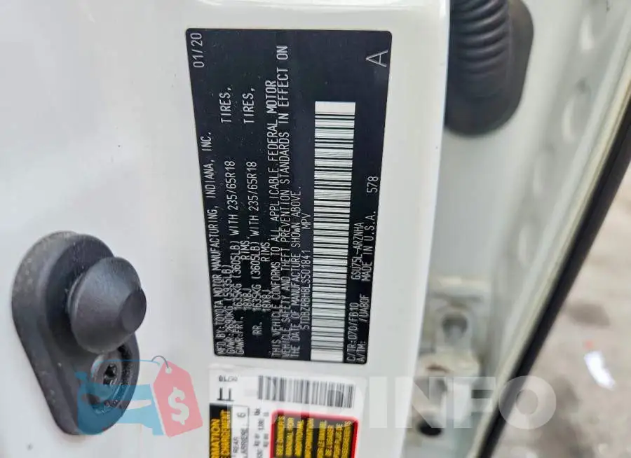 5TDBZRBH8LS501841 Photo# 14