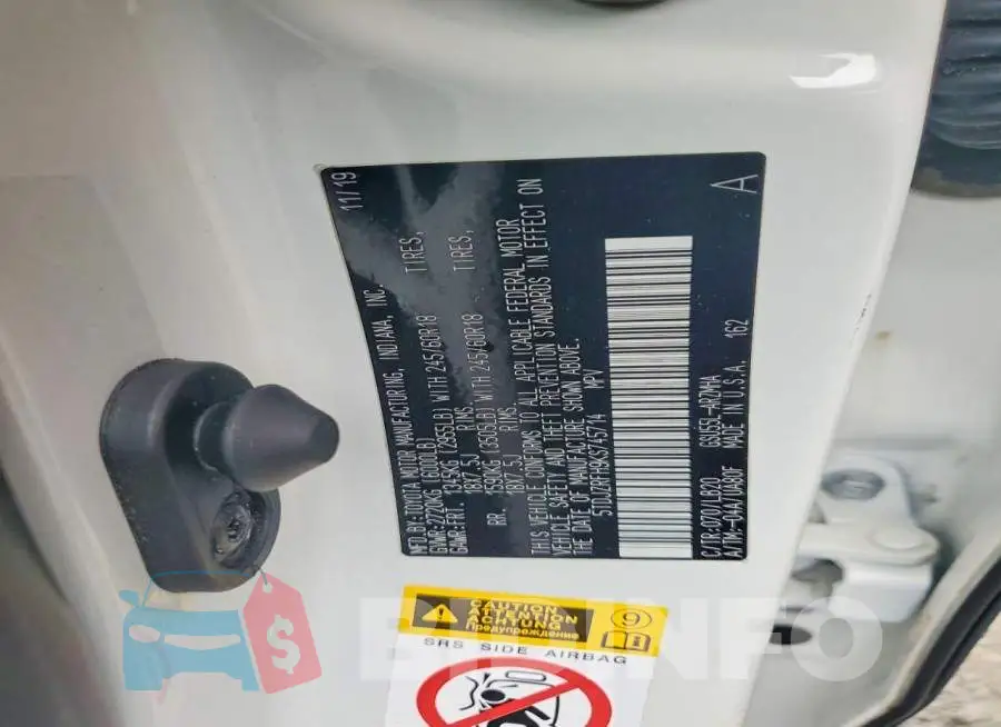 5TDJZRFH9KS745714 Photo# 12
