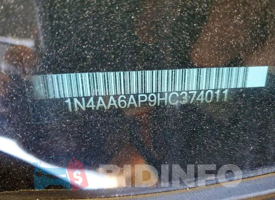 1N4AA6AP9HC374011 Photo# 12