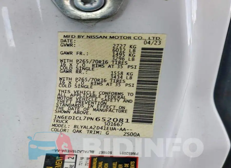 1N6ED1CL7PN652081 Photo# 12