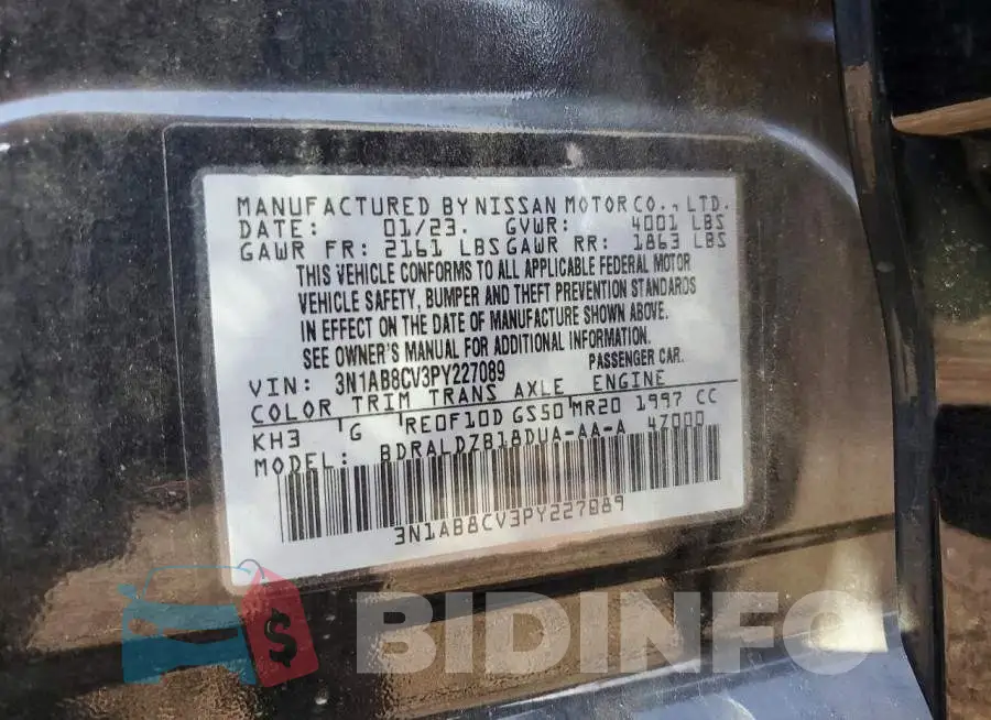 3N1AB8CV3PY227089 Photo# 12