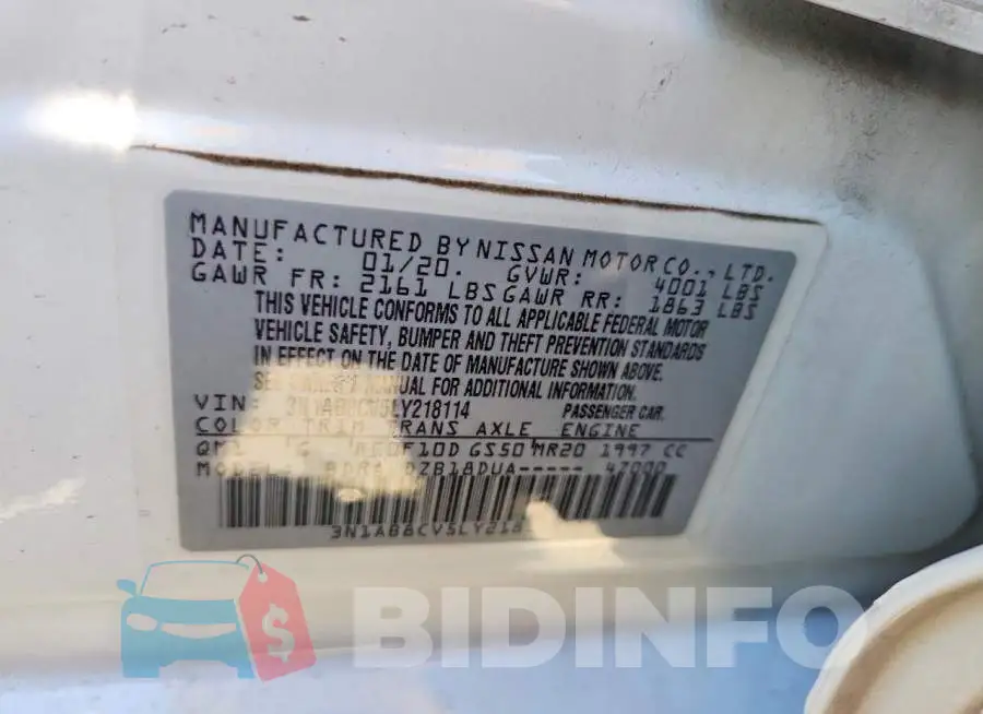 3N1AB8CV5LY218114 Photo# 12