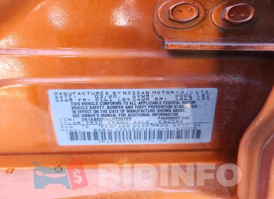 3N1AB8DVXLY236722 Photo# 12