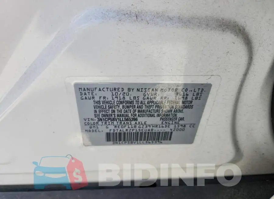 3N1CP5BV1LL565396 Photo# 12