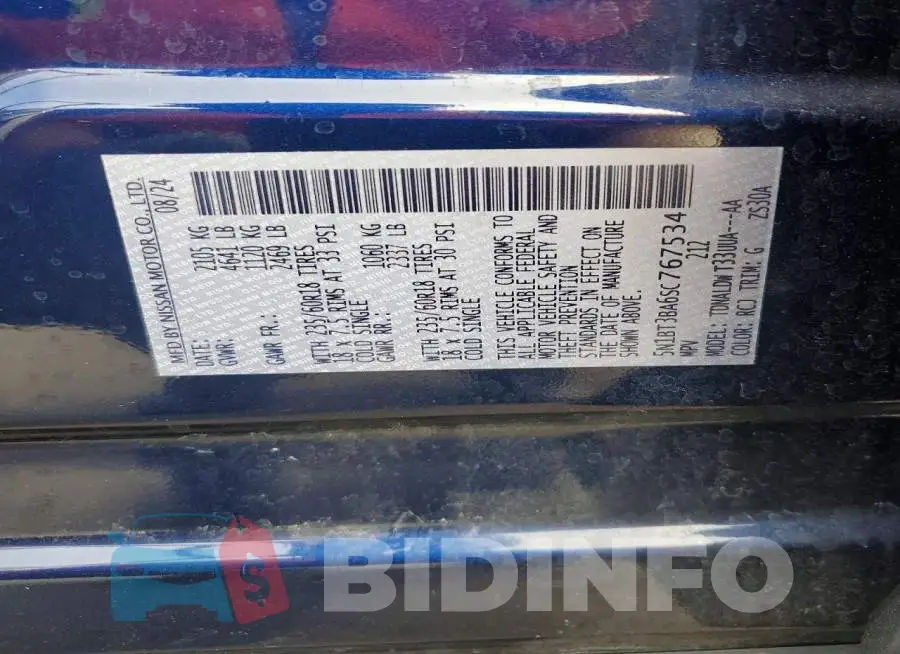 5N1BT3BA6SC767534 Photo# 14