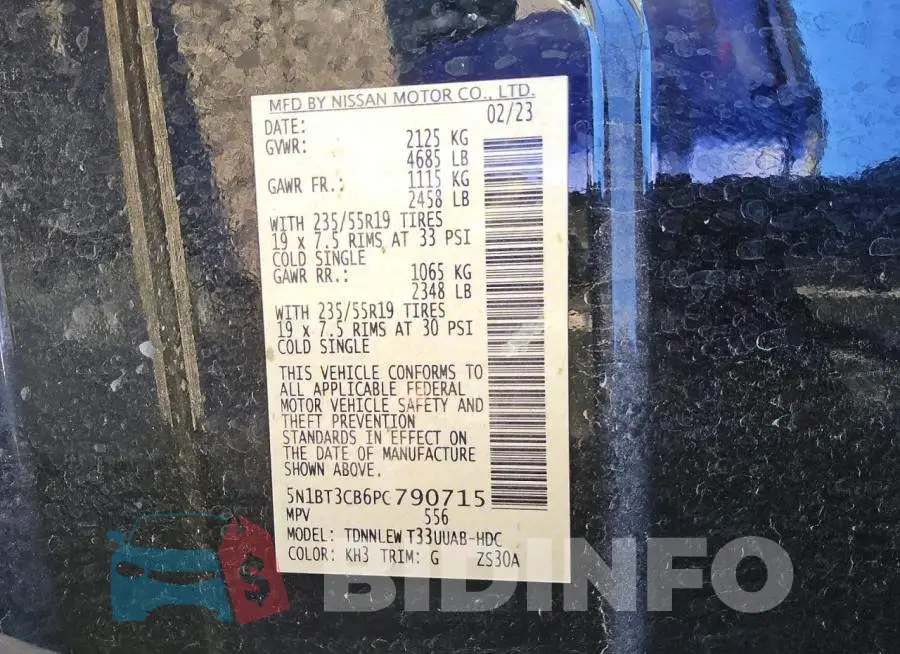 5N1BT3CB6PC790715 Photo# 13