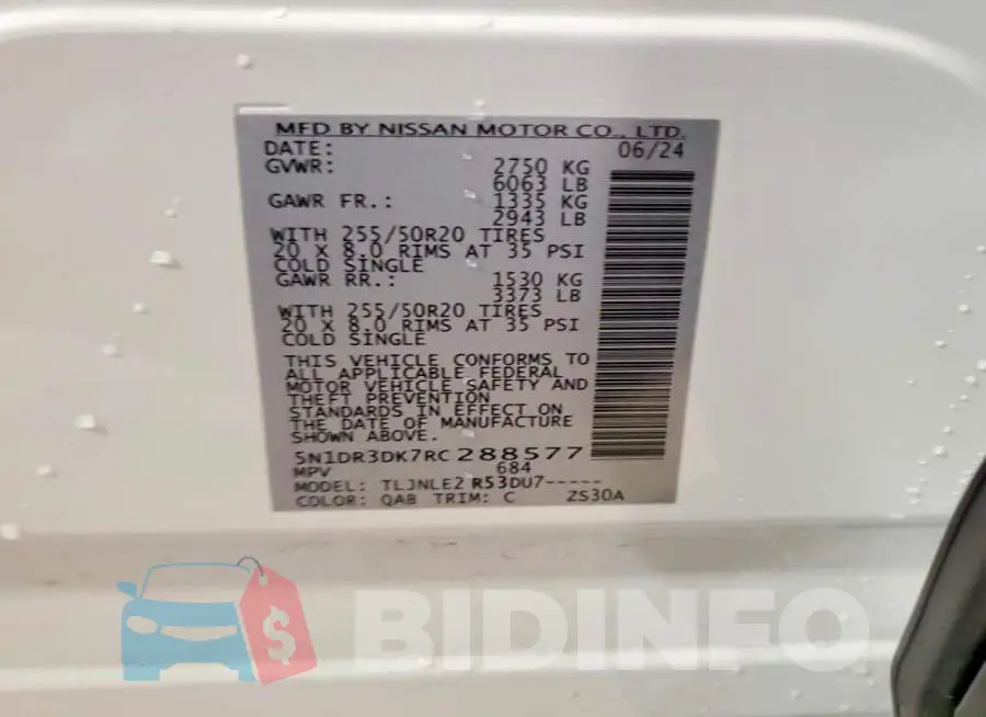 5N1DR3DK7RC288577 Photo# 13