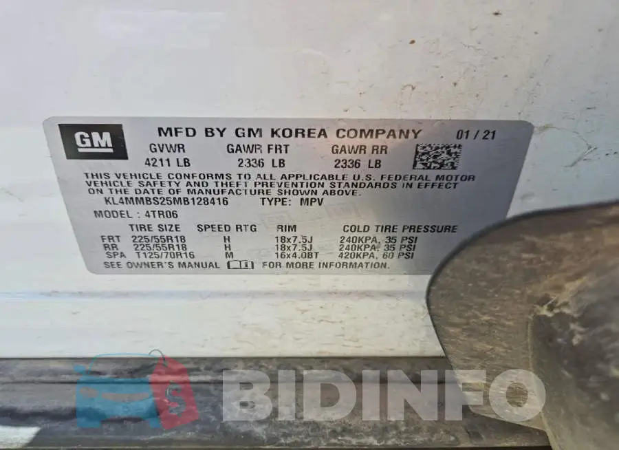 KL4MMBS25MB128416 Photo# 13
