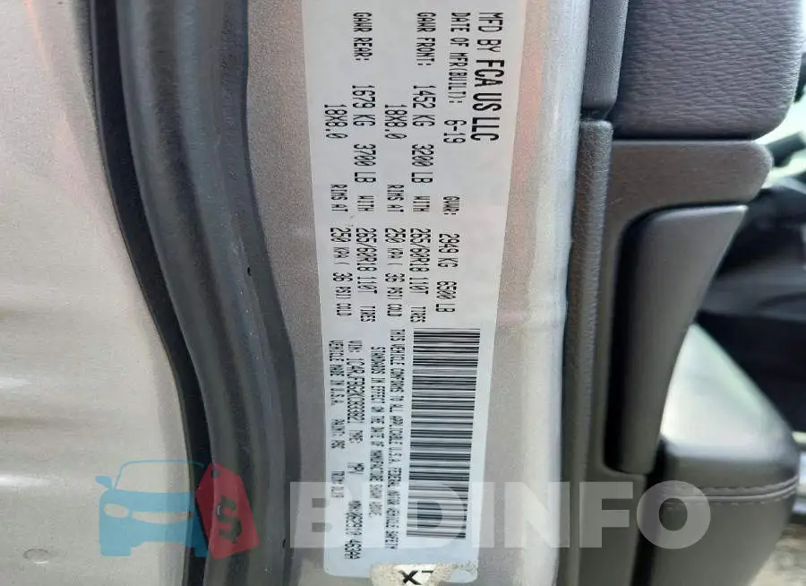 1C4RJFBG2KC833821 Photo# 13
