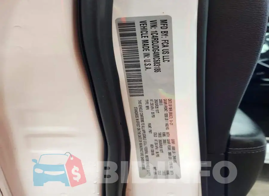 1C4RDJDG4MC683186 Photo# 14