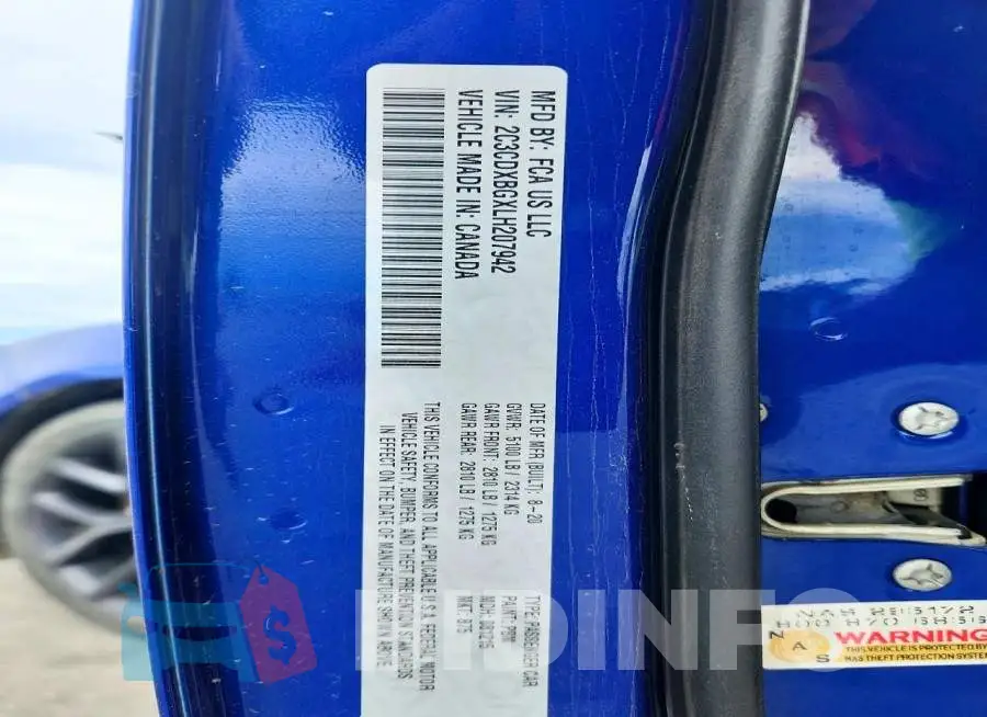 2C3CDXBGXLH207942 Photo# 13