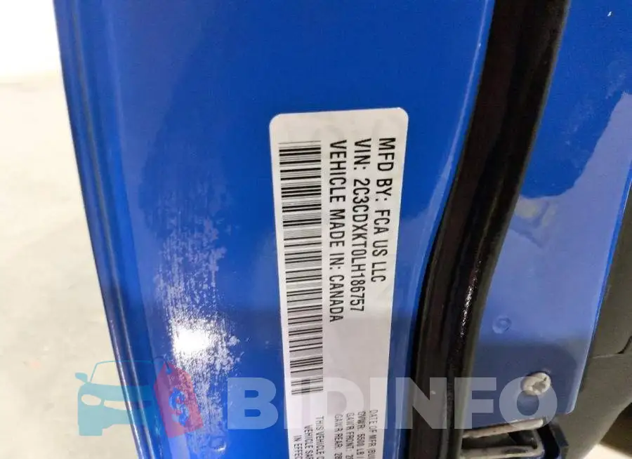 2C3CDXKT0LH186757 Photo# 12