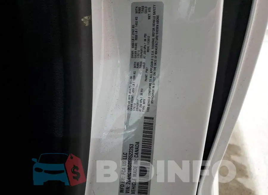 2C4RC1BG0SR522263 Photo# 14