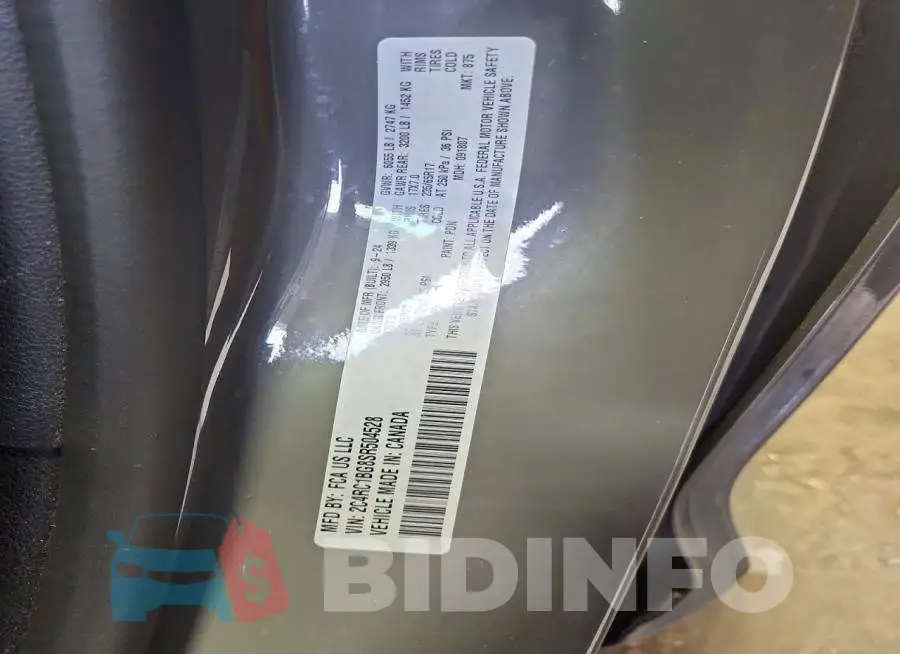 2C4RC1BG8SR504528 Photo# 14