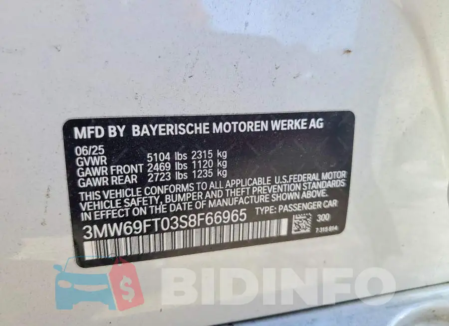 3MW69FT03S8F66965 Photo# 12