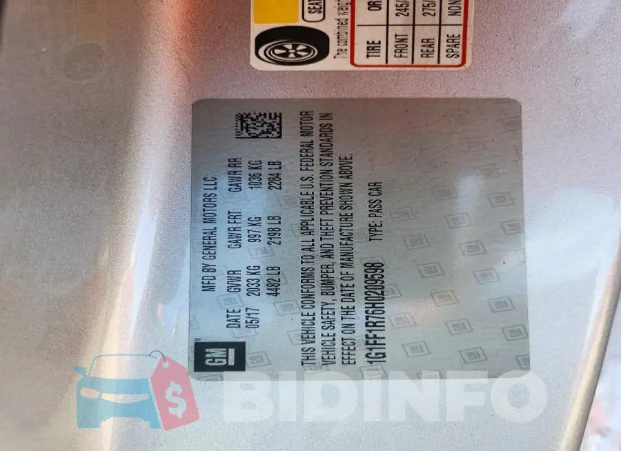1G1FF1R76H0209598 Photo# 12