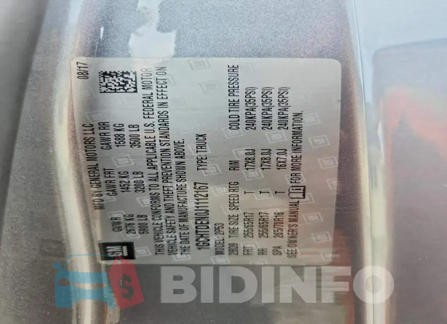1GCHTDEN0J1112167 Photo# 12