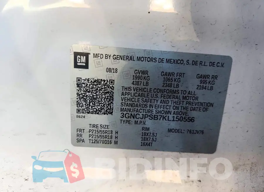 3GNCJPSB7KL150556 Photo# 13