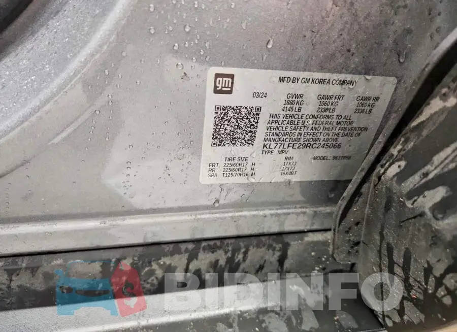 KL77LFE29RC245066 Photo# 14