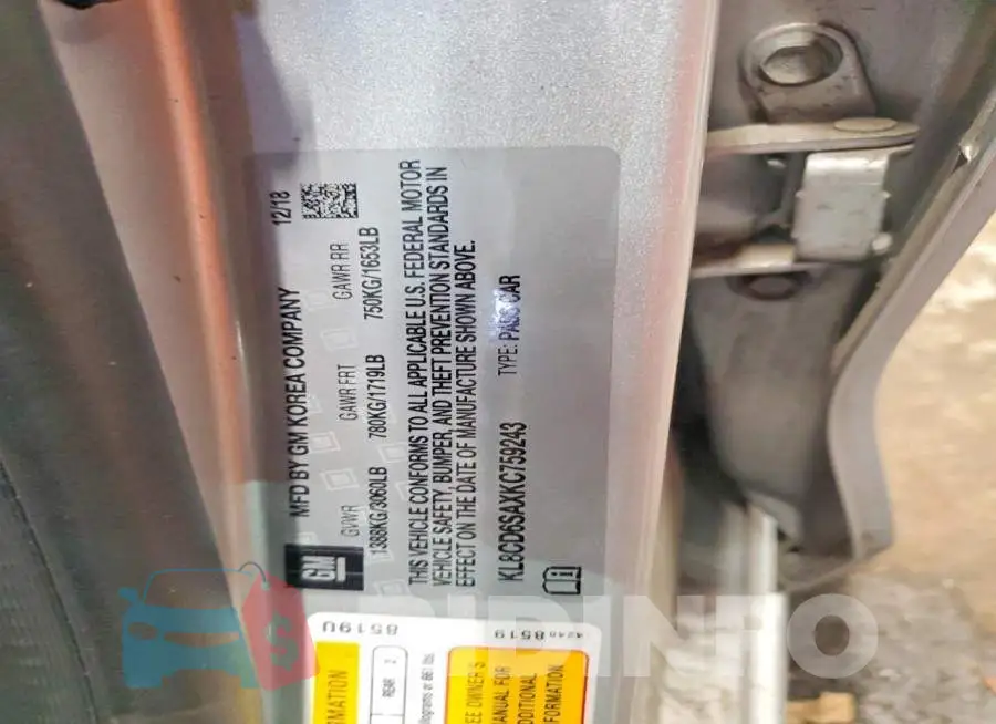 KL8CD6SAXKC759243 Photo# 12
