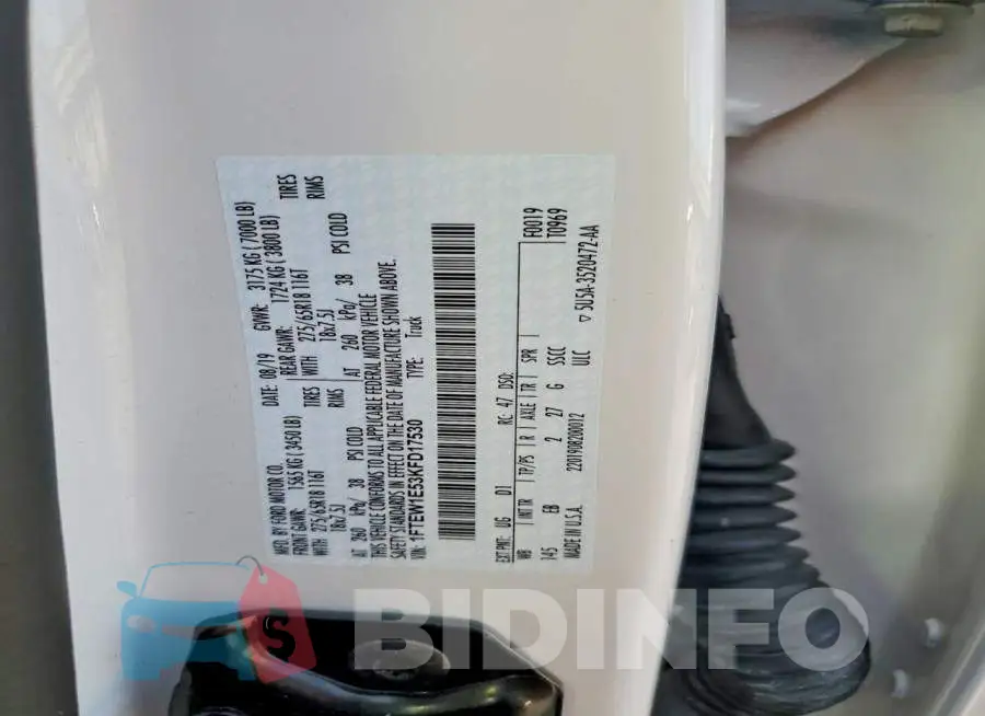 1FTEW1E53KFD17530 Photo# 12