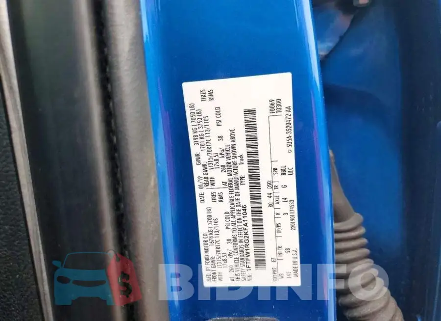 1FTFW1RG2KFA11046 Photo# 12